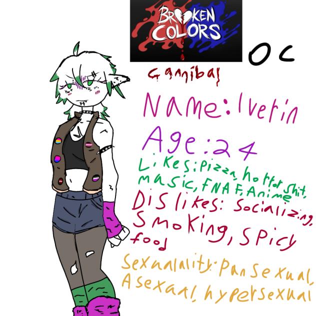 Broken colors oc DON'T STEAL