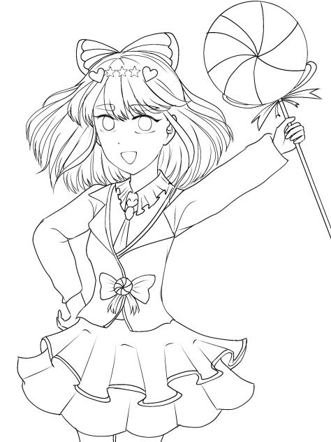Caramelia (lineart)