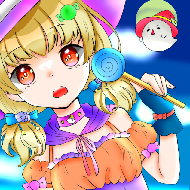 可愛い魔女 Ibispaint