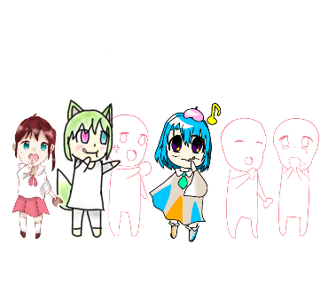 オリキャラたちのおやつタイム！