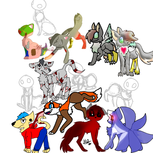 Animals collab REMAKE - ibisPaint
