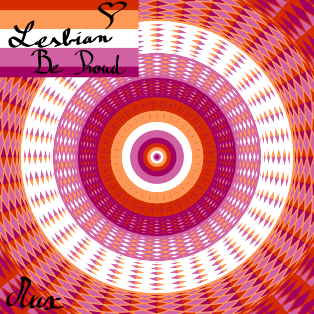 Lesbian flag colors