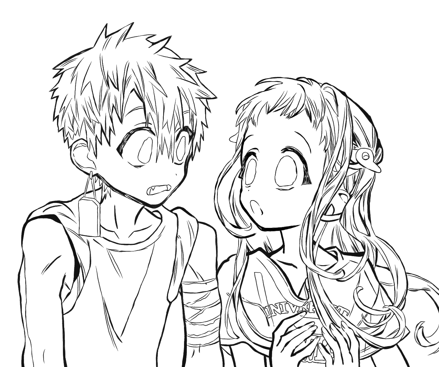 🔸八尋 寧々🔸源光 🔸(線画) - ibisPaint