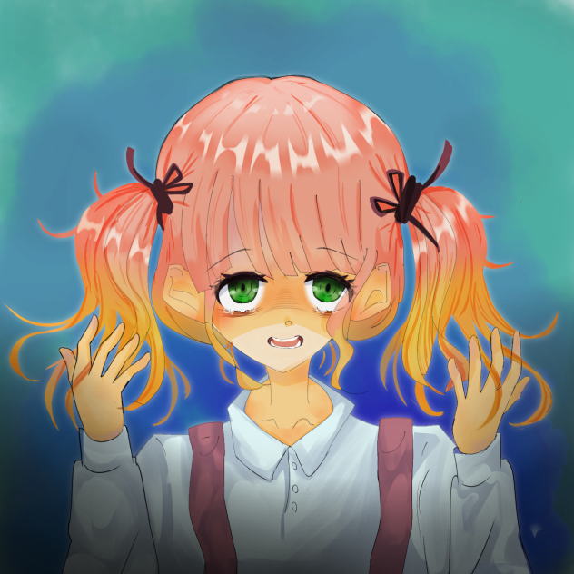 線画お借りして塗り絵8