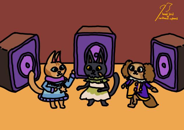 Scaredy cat fanart