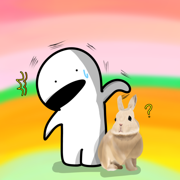 オラくん初めてうさぎ
