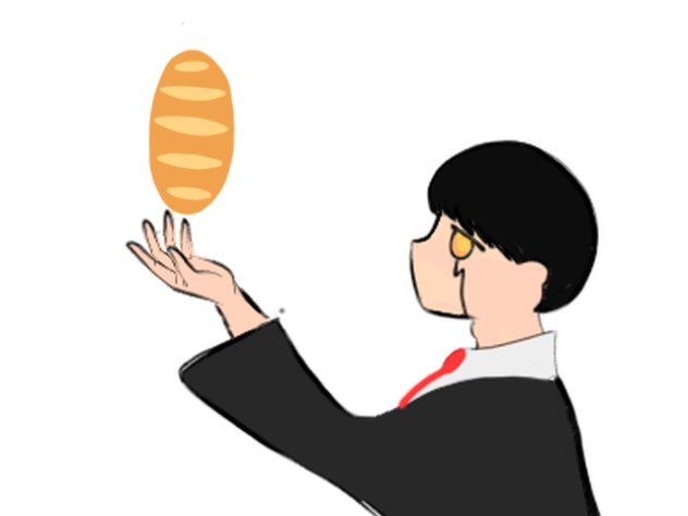 he loves his brioche ♡