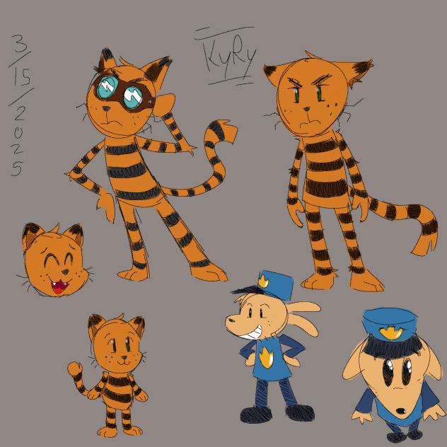 dog man doodles