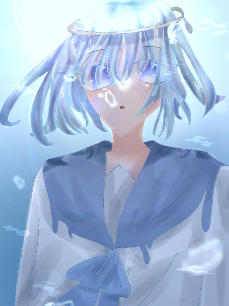 水、天使。 - ibisPaint