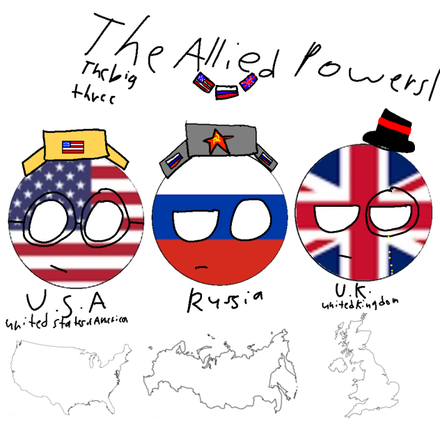 The allied powers, The big three