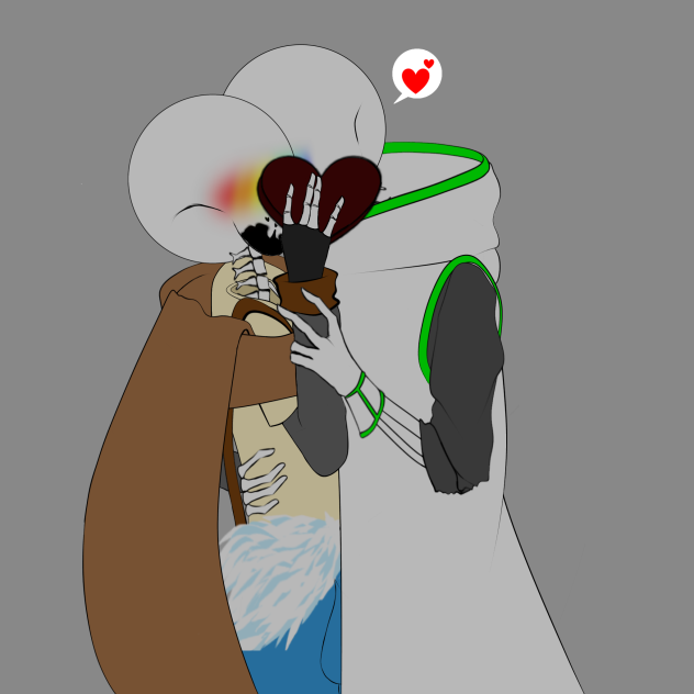 oc au's sans x Ink