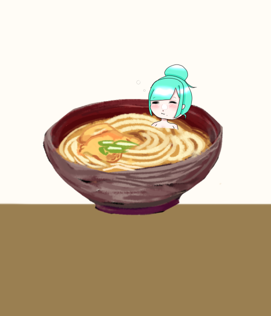 代理が、、うどんに、