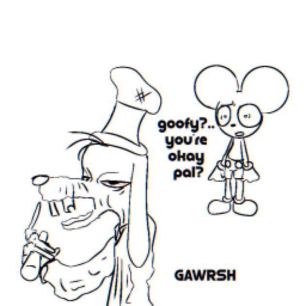 GAWRSH MICKEY. IM SM0KING W33DDD MAN - ibisPaint