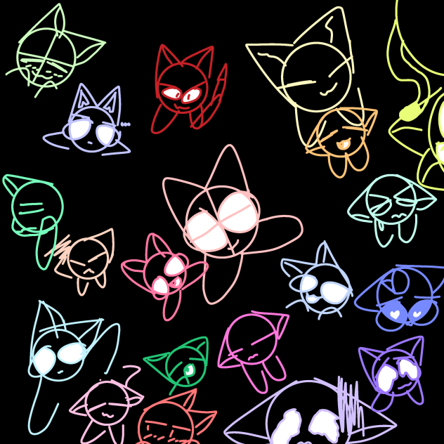 my Wednesday pet comic character x3