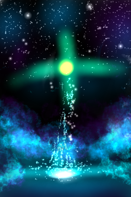 夜の星空を、