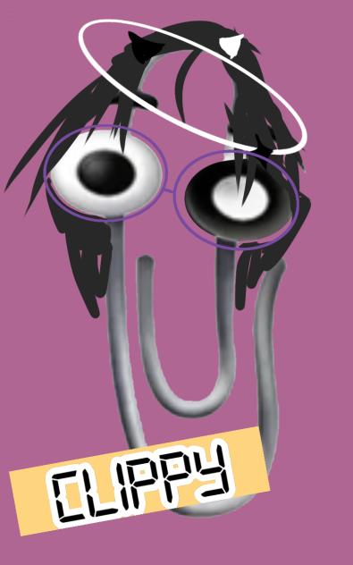 MY OC BECAME CLIPPY 😭