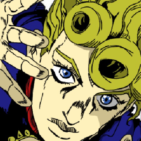 ジョルノに色塗ってみた