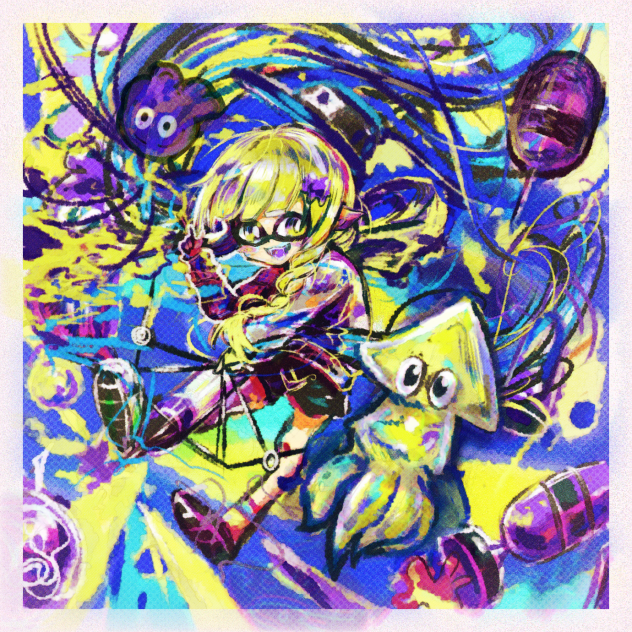 【スプラ3イカちゃん】ファンアート【アイビスペイントで描いてみた】