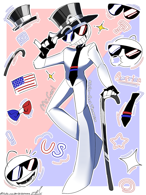 🇺🇸Mr.Carl🎩-全身立ち絵