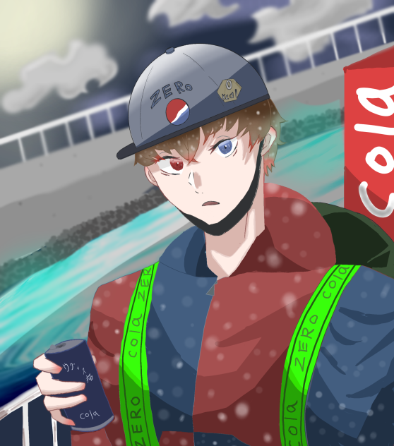 ペプシ擬人化‼︎   完成‼︎
