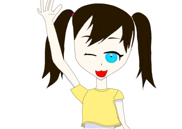 女の子　ツインテール