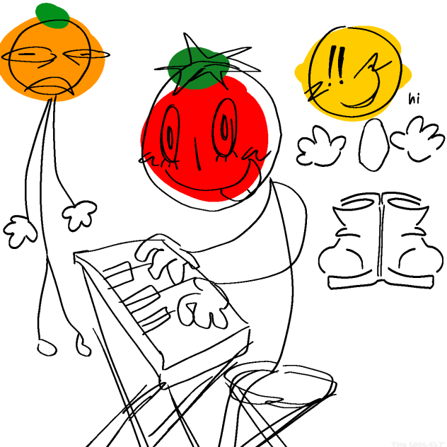 Three fruit hangout together