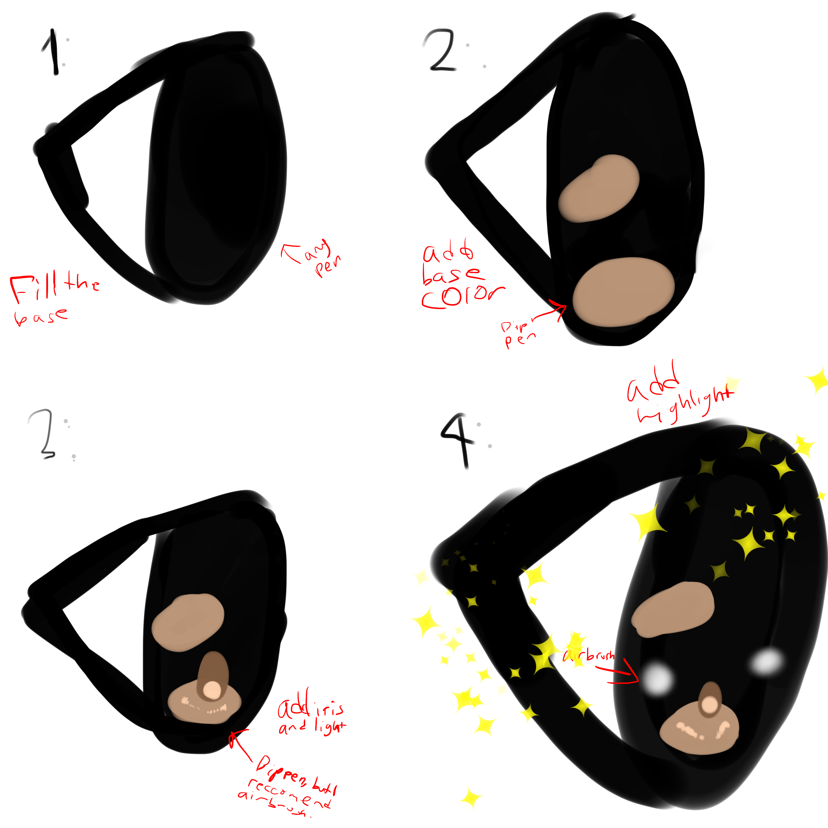 Eye tutorial - ibisPaint