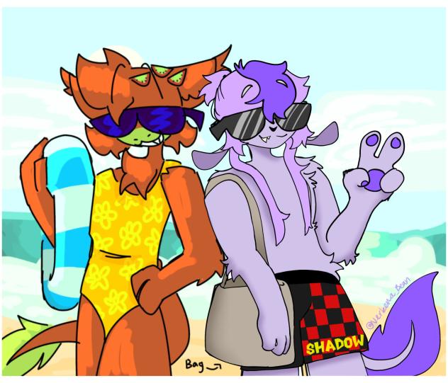 Beach day collab
