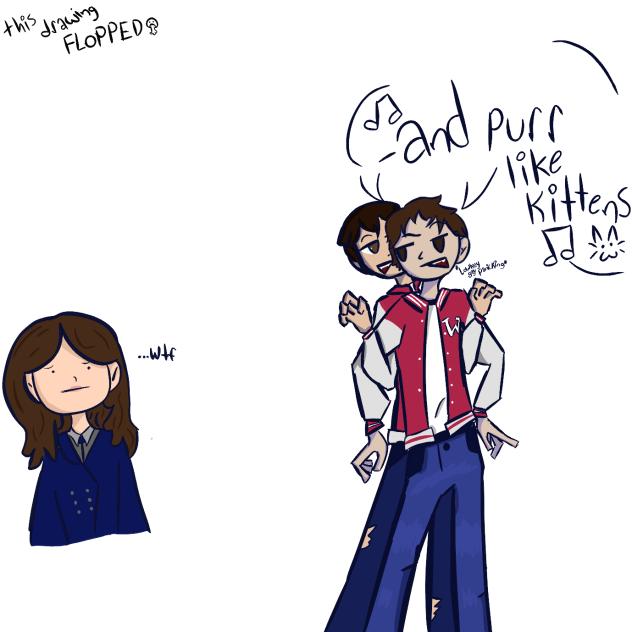 this drawing flopped but here's heathers