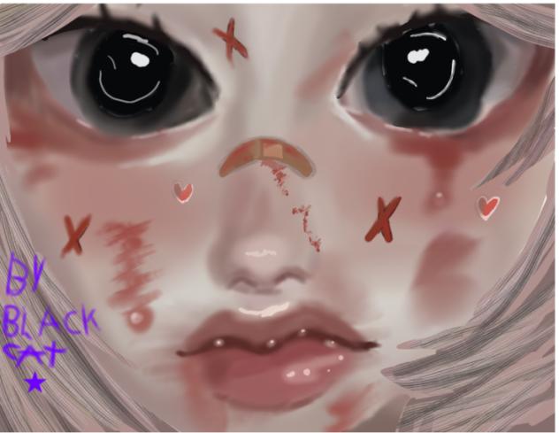 horror face