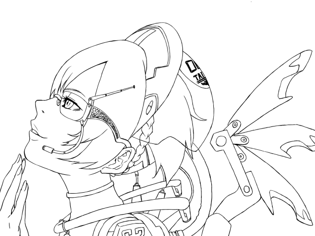 ★CODE 001 -TAIYO-★(線画)