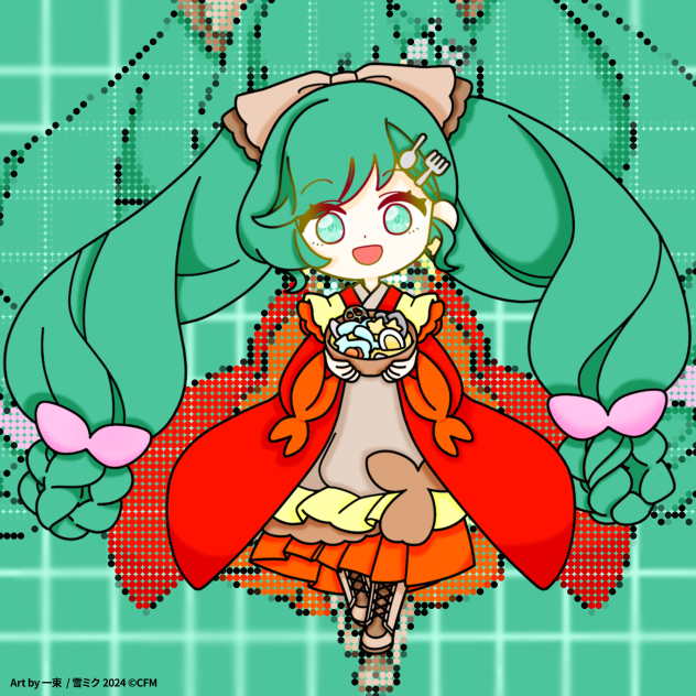 初音ミク　塗りマス投稿！！