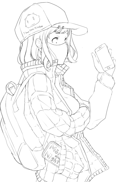 線画ッ❤️