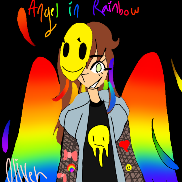 Angel In Rainbow
