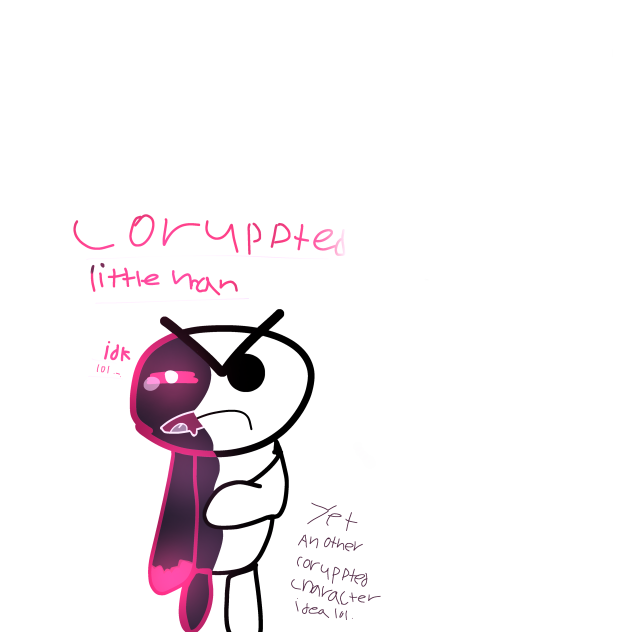 Corrupted little man from fnf idk lol