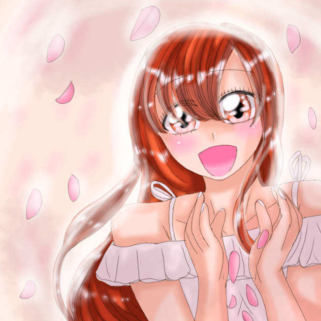春の風に歌う花ビラは