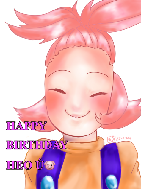 HAPPY BIRTHDAY BIG PIG 🐷💕 - ibisPaint