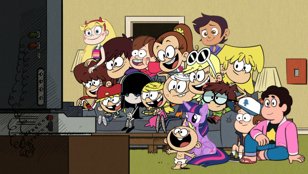 The Louds and Friends Watch TV