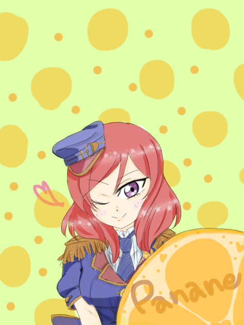 まきちゃん おれんじ？ あいうえおおおおおおおおお！！！！ - ibisPaint 