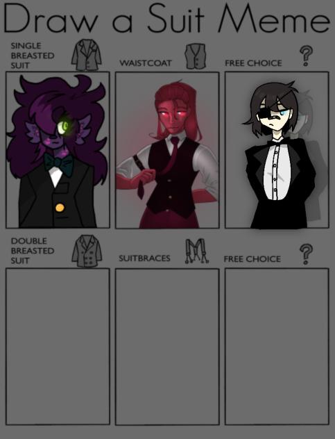 draw a suit meme