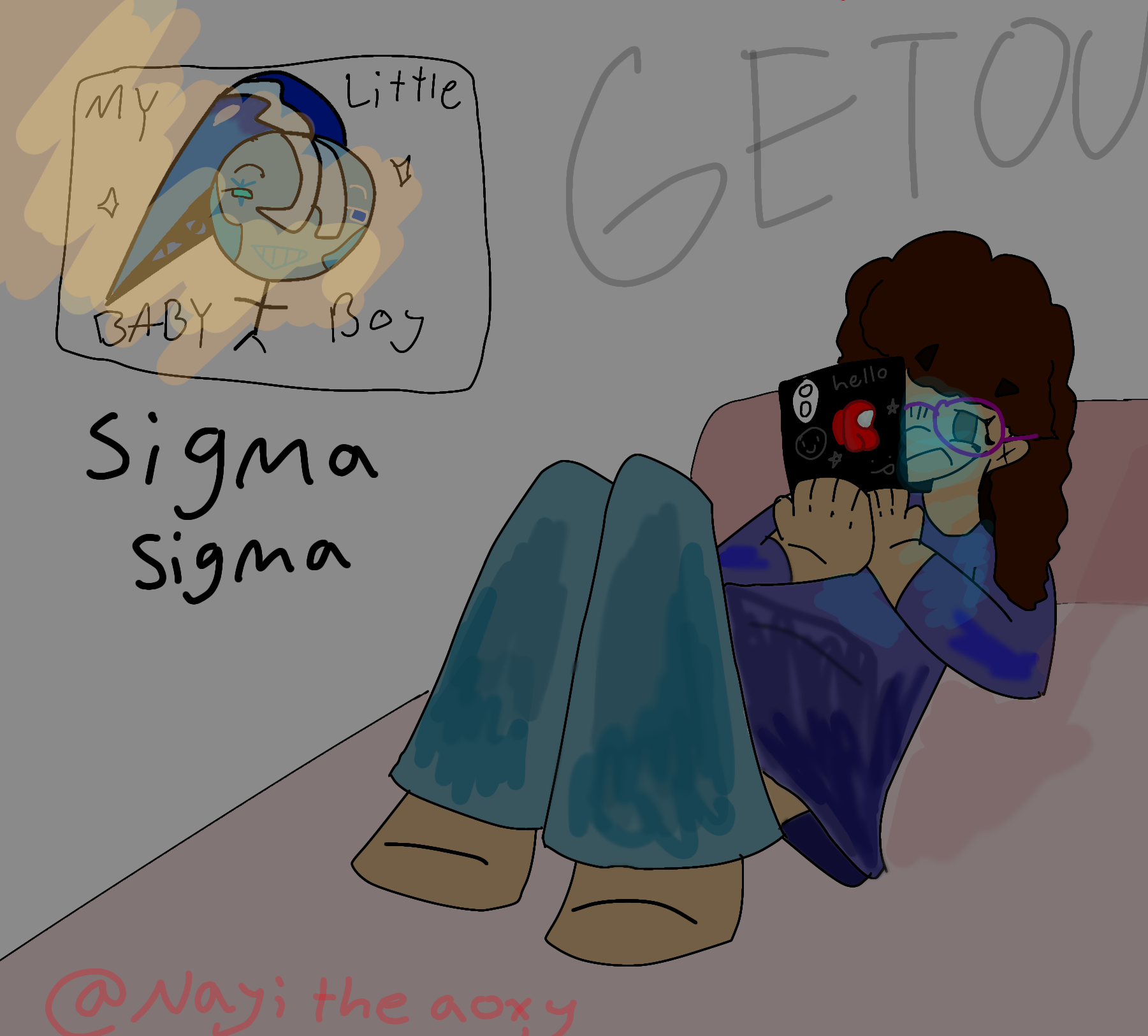 sleep problems - ibisPaint