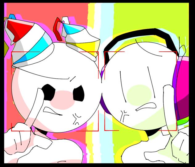 写真が嫌な2人