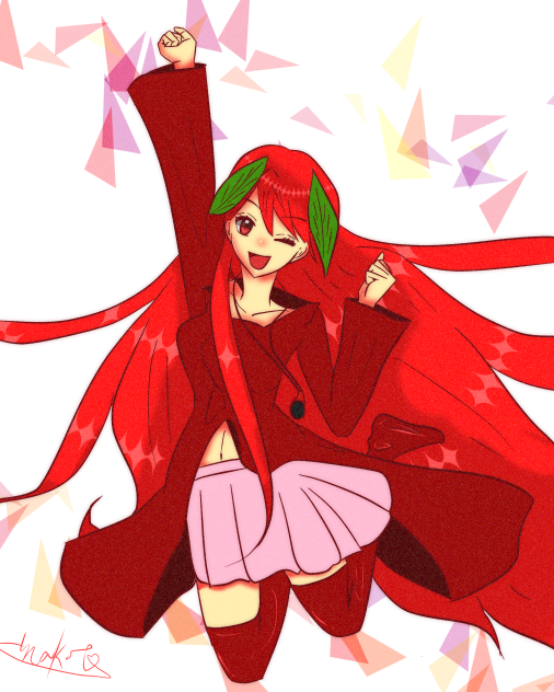 赤ピクミン擬人化（息子案リクエスト）