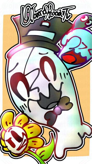Napstablook, Wobbuffet and Flowey