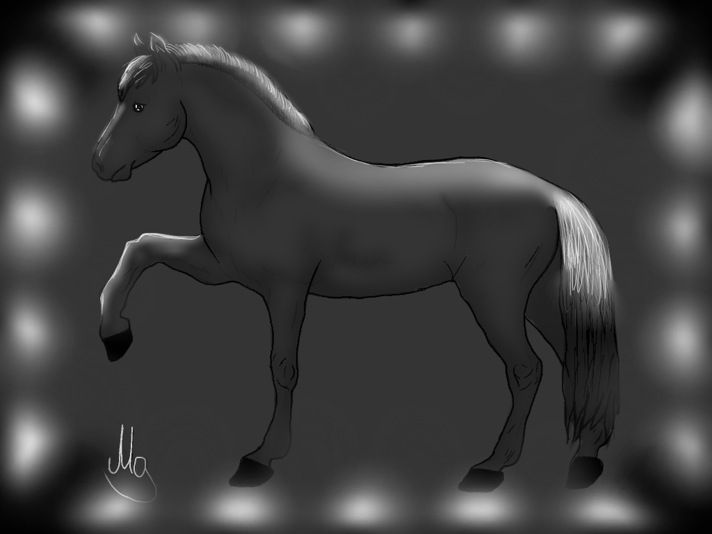 SPEEDPAINT- Realistic horse - ibisPaint