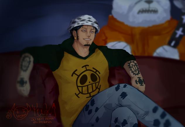 pre time skip Law