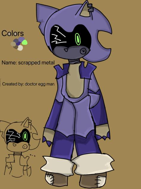 Scrapped metal