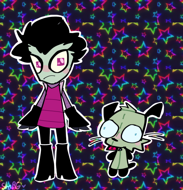 invader zim and gir