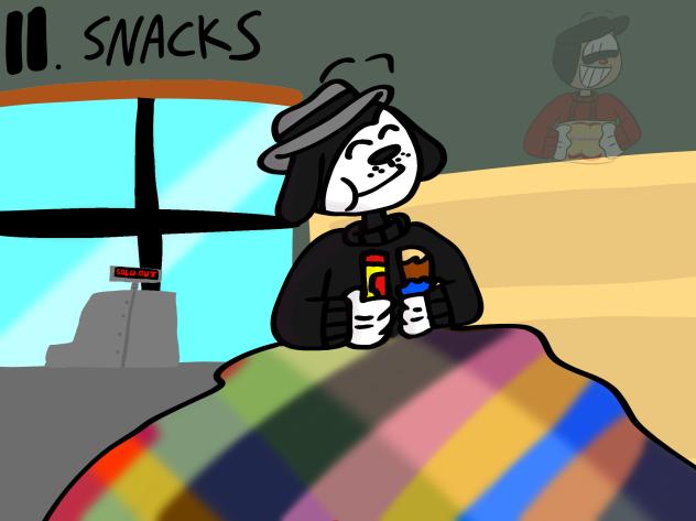Inktober 2024 day 11. Snacks
