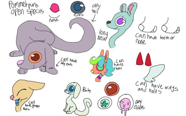 Pommetpuffs open species